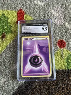 2010 POKEMON HEARTGOLD & SOULSILVER #119 PSYCHIC ENERGY CGC 9.5 - Image 1