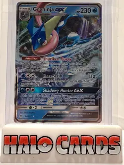 PACK FRESH Pokemon TCG - Greninja GX - 24/131 - SM Forbidden Light - Half Art H - Image 1