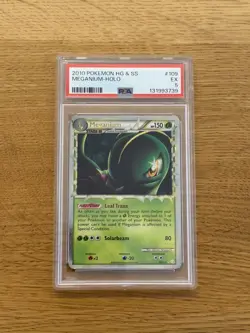 2010 Pokemon HGSS Meganium Prime Holo 109/123 PSA 5 - Image 1
