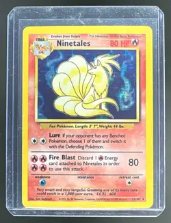 Ninetales 1999 Pokemon Unlimited #12/102 Rare Holo - Image 1