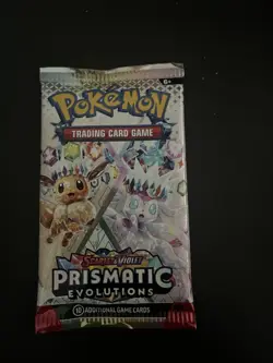 22.52g VERY HEAVY Prismatic Evolutions Pokemon Sealed Booster Pack New - Image 2