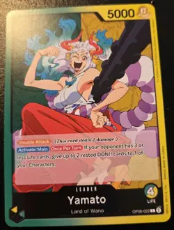 Yamato OP06-022 Leader Wings Of The Captain One Piece Card Game - Image 1