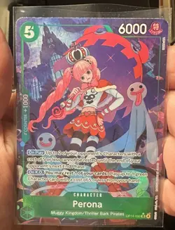 One Piece Perona - OP14-033 (Alternate Art) - The Azure Sea’s Seven English - Image 1