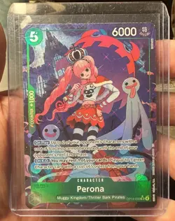 One Piece Perona - OP14-033 (Alternate Art) - The Azure Sea’s Seven English - Image 3