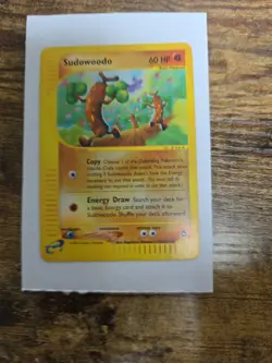 Pokemon TCG Sudowoodo Aquapolis Reverse Holo Card 36/147 MP - Image 1