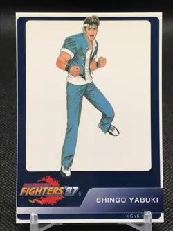 SHINGO YABUKI THE KING OF FIGHTERS '97 SNK Trading Cards Gamest Rare - Image 1