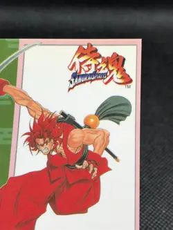 Kazama Kagetsu SAMURAI SPIRITS SNK Trading Cards Gamest Rare Made in JAPAN 1997 - Image 5