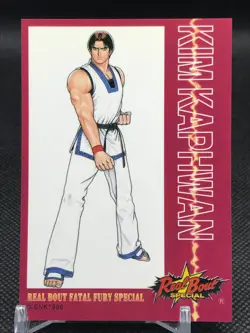 KIM KAPHWAN REAL BOUT FATAL FURY SPECIAL SNK Trading Cards Gamest Rare - Image 1