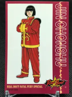 Jin Chonshu Real Bout Special SNK Trading Cards Gamest Rare Made in JAPAN 1996 - Image 1