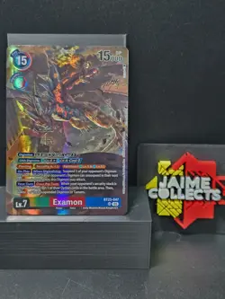 Digimon Card Game Examon BT23-047 Super Rare Hackers' Slumber Light Play+ - Image 1
