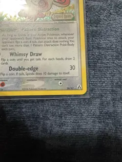 Pokemon Spinda EX TCG Legend Maker Reverse Holo Card 26/92 - Image 4