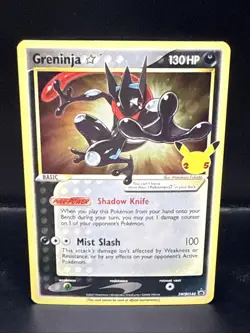 Pokemon Card Celebrations Holographic Promo Greninja SWSH144 A - Image 1