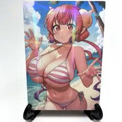 Miss Kobayashi's Dragon Maid Ilulu Sexy Anime Waifu Bikini Girl Goddess Art Card - Image 1
