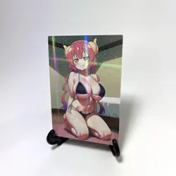 Miss Kobayashi's Dragon Maid Ilulu Sexy Bikini Anime Waifu Girl Goddess Art Card - Image 2