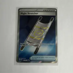 Pokemon Night Stretcher Full Art Holo Trainer 173/132 Me01 Mega Evolution - Image 1