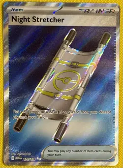 Pokemon TCG Night Stretcher Full Art Mega Evolution Card 173/132 NM Condition - Image 1