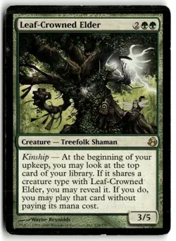 MTG Leaf-Crowned Elder - Morningtide Heavily Played English - Image 1