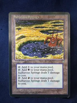 Sulfurous Springs - MTG - Ice Age - Magic: The Gathering LP - Image 1