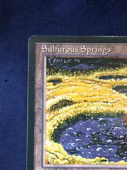 Sulfurous Springs - MTG - Ice Age - Magic: The Gathering LP - Image 2