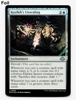 Kozilek's Unsealing - FOIL - [Modern Horizons 3] MTG Magic NM/M 💧 - Image 3