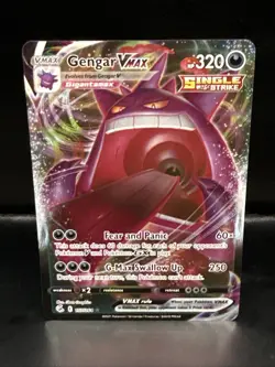 Pokemon Gengar VMAX 157/264 Swsh08: Fusion Strike Holo B - Image 1