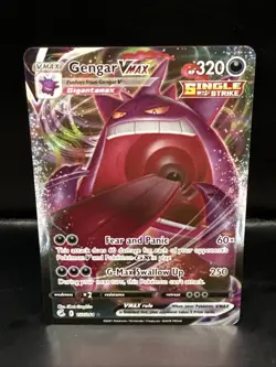 Pokemon Gengar VMAX 157/264 Swsh08: Fusion Strike Holo B - Image 2