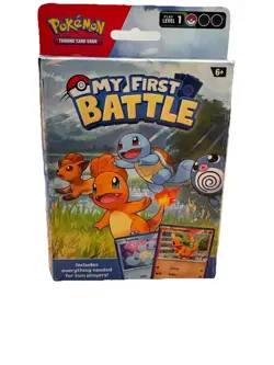 Pokemon TCG My First Battle Complete Box With Squirtle & Charmander Coin - Image 1