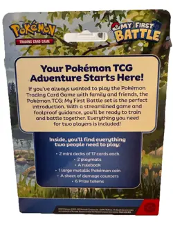 Pokemon TCG My First Battle Complete Box With Squirtle & Charmander Coin - Image 3