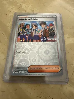 Pokemon TCG Friends In Paldea Professor Program Promo 109/131 TOP 4 - Image 1