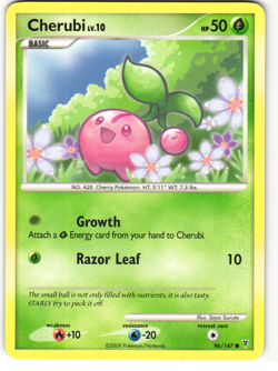 Cherubi Common Pokemon TCG Supreme Victors 96/147 - Image 1