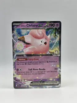 Lillie's Clefairy ex 056/159 Sv09 - Pokemon Journey Together - Near Mint Rare - Image 1