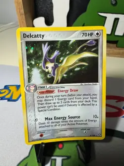 2007 Delcatty Holo Rare SWIRL 8/108 EX Power Keepers - Pokemon TCG - LP - Image 1