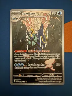 Clawitzer 141/132 - Pokemon Mega Evolution Illustration Rare Holo NM - Image 1
