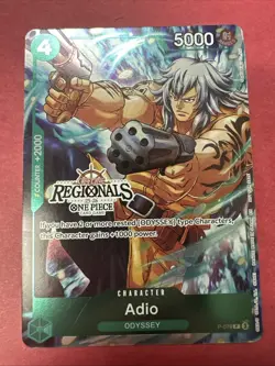 Adio - One Piece TCG - P-078 - Regional Participation Promo - (LP) - Image 1