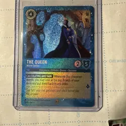 #12/P3 The Queen - Mirror Seeker Sapphire GLITTER FOIL PROMO 2025 Disney Lorcana - Image 3