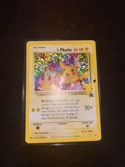 Pokemon Pikachu TCG Birthday Celebrations Holo Rare - Image 2