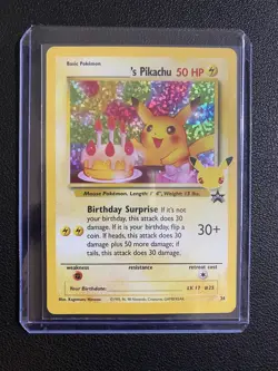 Pokemon TCG Birthday Pikachu #24 Celebrations 25th Anniversary - Image 1