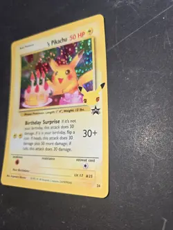 Celebrations Birthday Pikachu #24 Pokemon TCG 25th Ann. PACK FRESH - Image 2