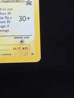 Pokemon Pikachu TCG Holo Rare Birthday Celebrations Card #24 NM/Mint Condition - Image 5