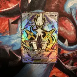 Pokemon POCKET Arceus EX Ultra Doujin Holo Kawaii Full Art Card SIR IR AR ALT NM - Image 2