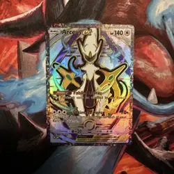 Pokemon POCKET Arceus EX Ultra Doujin Holo Kawaii Full Art Card SIR IR AR ALT NM - Image 3