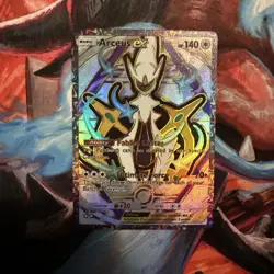 Pokemon POCKET Arceus EX Ultra Doujin Holo Kawaii Full Art Card SIR IR AR ALT NM - Image 4