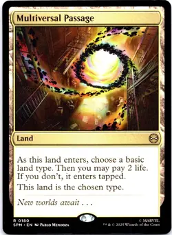 MTG Multiversal Passage Marvel Spider-Man Secret Lair Regular Non-Foil Card - Image 1