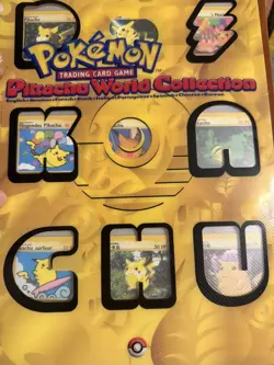 Pokemon Pikachu World Collection 2000 Original Packaging sealed 9 Card Promo Set - Image 1