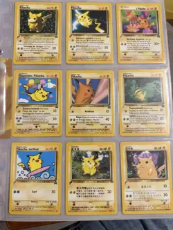 Pokemon Pikachu World Collection 2000 Original Packaging sealed 9 Card Promo Set - Image 2