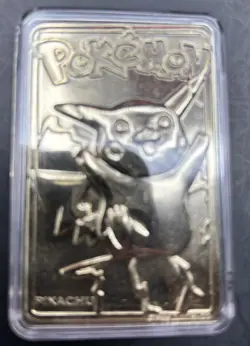 Pokemon Burger King 23K Gold Plated Card Set, 5 of 6 COAs Pokeballs 1999. - Image 3