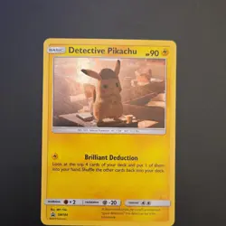 Pokemon Detective Pikachu SM194 Sun & Moon Promos Holo Promo English Card - Image 1