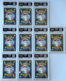 PSA 10 Yu Nagaba Eevee's & Pikachu Promo Complete Set Japanese Pokemon Cards - Image 5