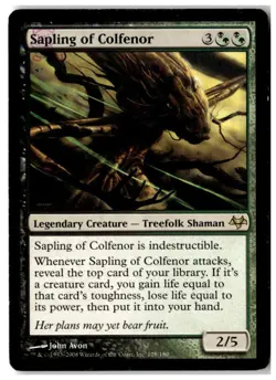 MTG Sapling of Colfenor - Eventide Heavily Played English - Image 1