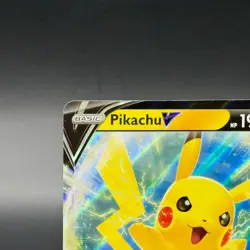 Pokemon TCG: Pikachu V SWSH198 Black Star Promo Holo Card - Sword & Shield - NM - Image 2